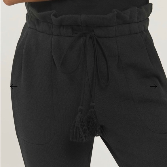 NWT Something Navy Meghan Paperbag Sweatpants XS - Picture 4 of 9